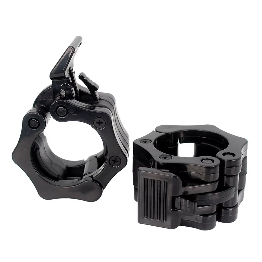 1“/2" Dumbbell Clips Barbell Clamp Collars Quick Release Standard Barbell Clip Non-Slip Lock for Gym Weightlifting Powerlifting