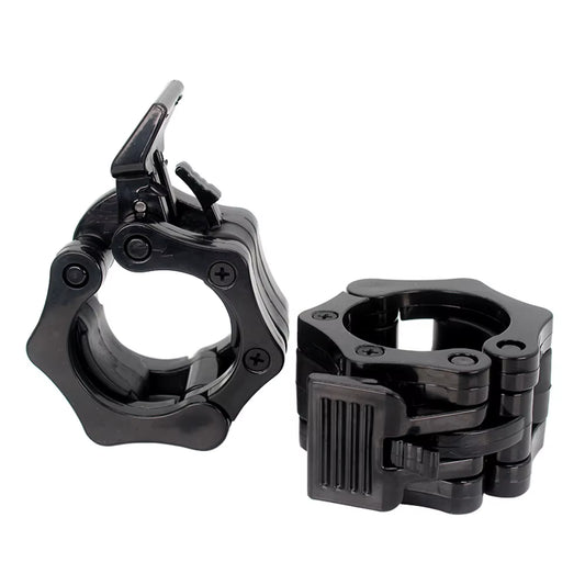 1“/2" Dumbbell Clips Barbell Clamp Collars Quick Release Standard Barbell Clip Non-Slip Lock for Gym Weightlifting Powerlifting