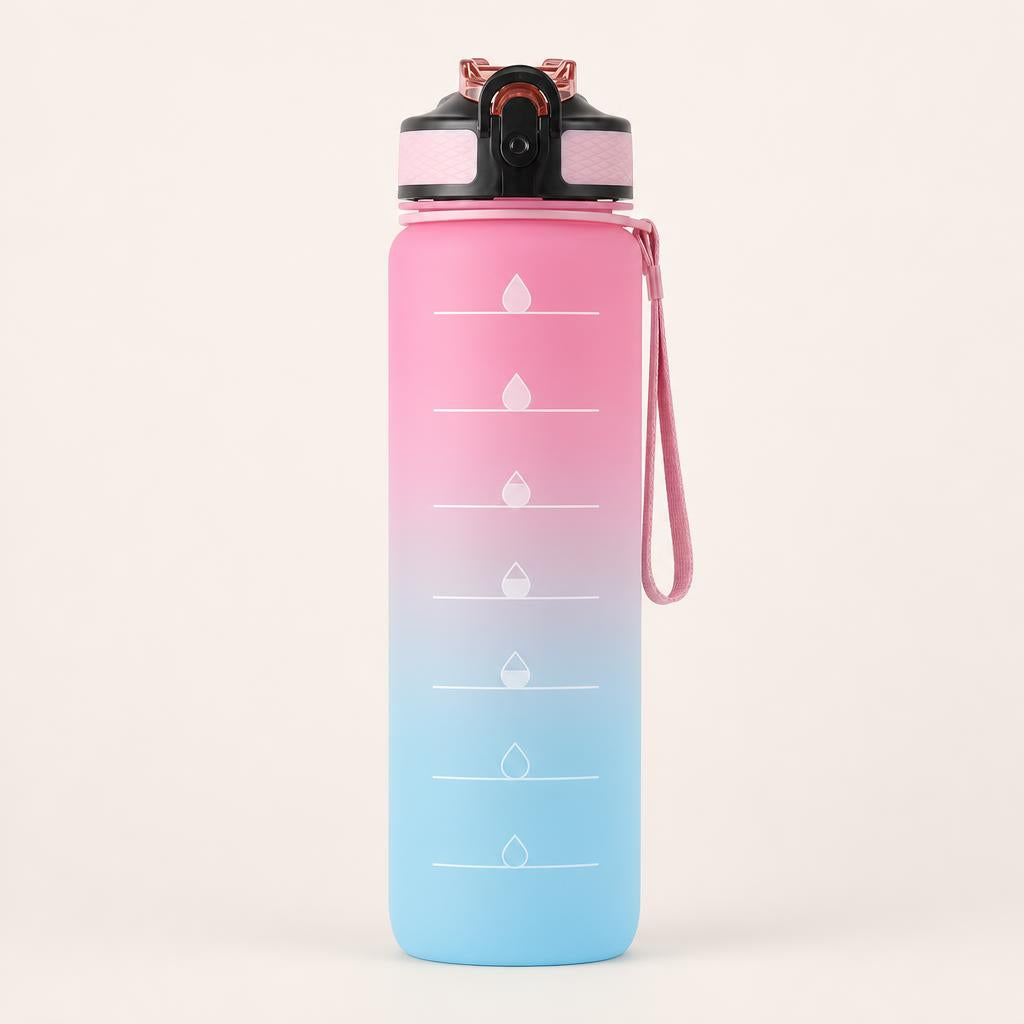 Botella motivacional de 1 litro